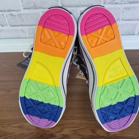 ⭐Converse Chuck Taylor All Star XXHi Pride Sz 7 Mens Shoes Sneaker Black A15779C - Picture 8 of 9
